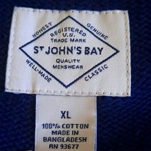 St John's bay cotton pullover sweater